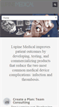 Mobile Screenshot of lupinemedical.com